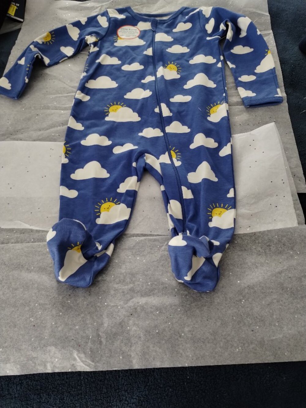 Wonder Nation sleep - n- play onesie